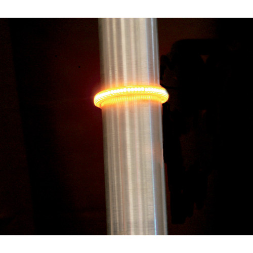 Custom Dynamics #TW49AA - WRAPZ® Fork Lights - 49 mm - Amber Lens