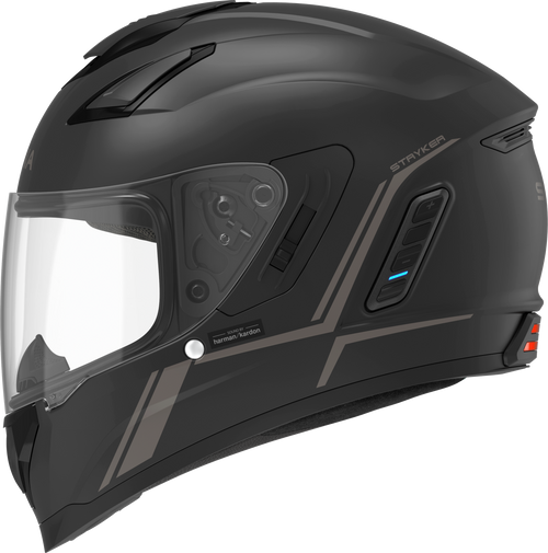 Sena #STRYKER-MB00M1 - Stryker Full Face Helmet with Mesh Intercom Matte Black MD