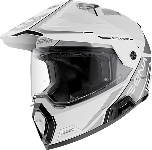Sena #OUTLANDER-GW00M1 - Outlander Helmet - Gloss White - Medium