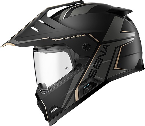 Sena #OUTLANDER-MBXXL1 - Outlander Helmet - Matte Black - 2XL