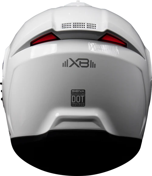 Sena #PHANTOMXB-GW0XL3 - Phantom XB Smart FF Helmet White XL