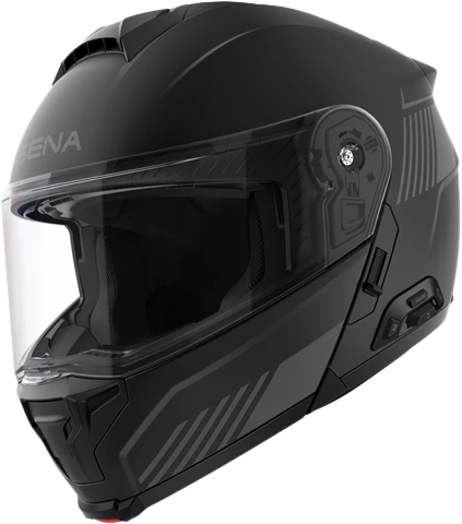 Sena #SPECTER-MB0XL1 - Specter Smart Flip UP Helmet Matte Black XL