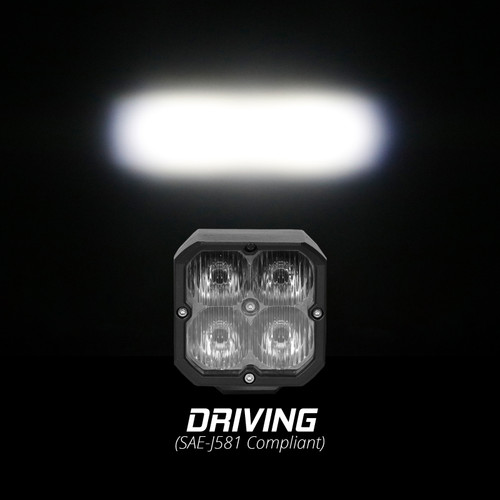 XK Glow #XK065001-D - 20W RGB POD Lights Driving Beam