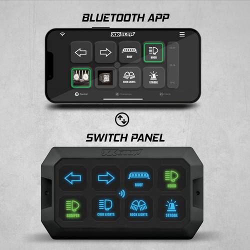 XK Glow #XK-CMD-KIT - Xkcommand Switch Panel