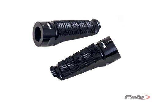Puig #6301N - Footpegs Racing Black