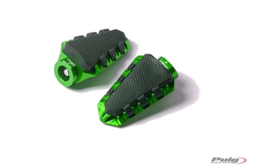 Puig #7319V - Footpegs Trail Green