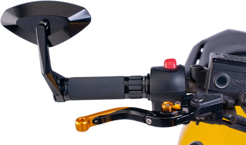 Puig #6994N - Mirror Hi-tech Bar-end L/R Black