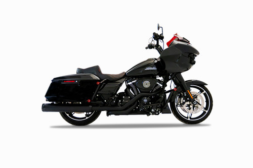 Rinehart Racing 100-1601 - Crossback True Duals Header for 2017-Later M8 Touring - 2017-Later / Black for DBX and MotoPro Mufflers