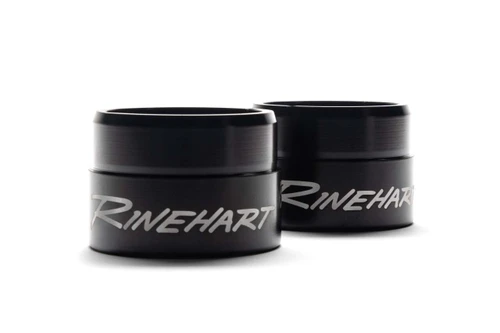 Rinehart Racing 400-0401 - 2.5" Standard End Cap - Black Replacement End Cap (single)
