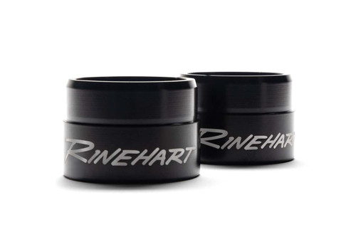 Rinehart Racing 400-0400 - 2.5" Standard End Cap - Chrome Replacement End Cap (single)