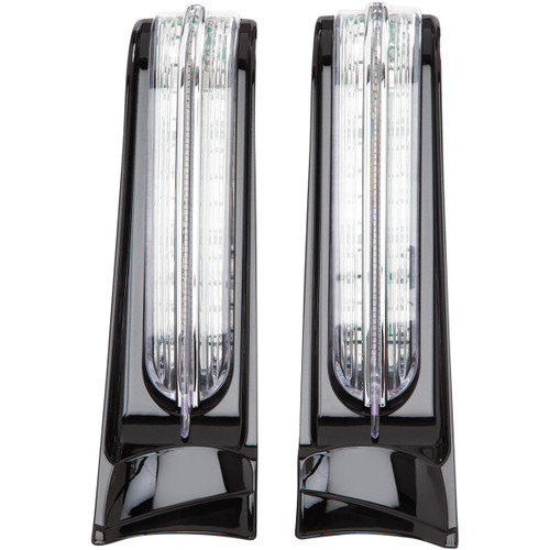 Ciro #40003 - Filler Panel Light - Clear Lens - Red/Amber LEDs - Black