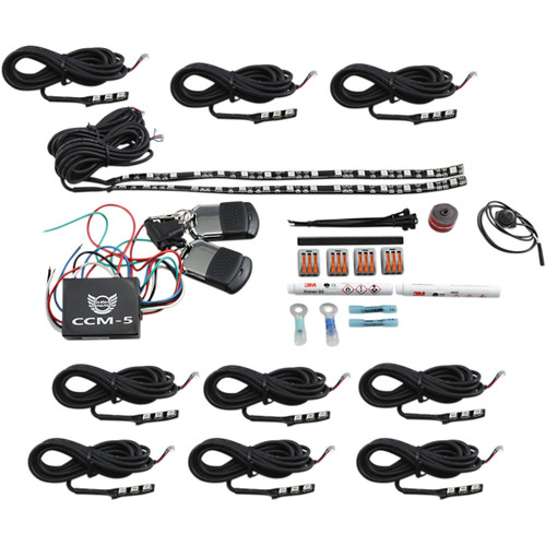 Custom Dynamics #CD-IND-TMWK1 - Full Lighted Engine Kit - Indian