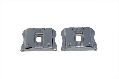 Motorshop #17551-04 - Chrome Rocker Box Cover Set