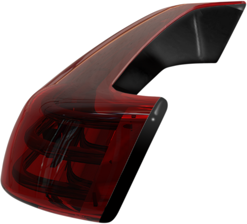 Saddlebag Lights - BCM - Chrome/Red