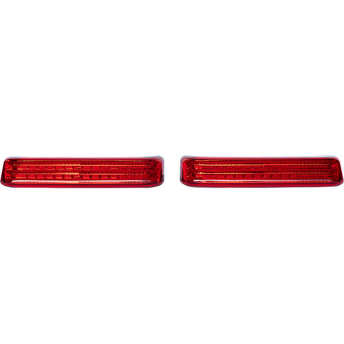 Custom Dynamics #PB-SB-HD-BR - Saddlebag Lights - Black/Red