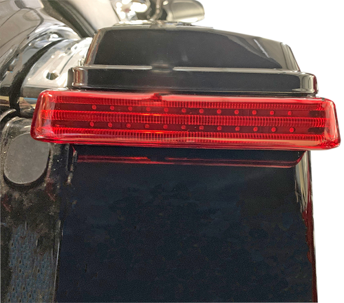 Saddlebag Lights - SS6 - Chrome/Red