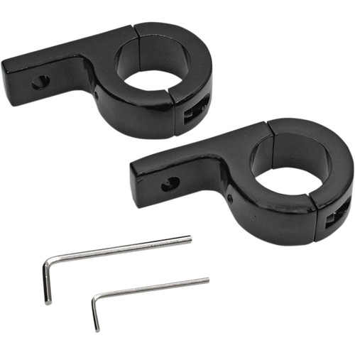 Custom Dynamics #PB-125-B - Mount Kit for 1-1/4" Tube - Gloss Black