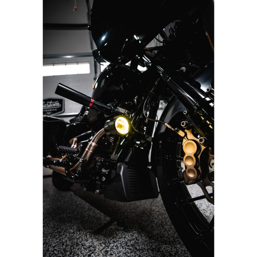 Custom Dynamics #PB-125-B - Mount Kit for 1-1/4" Tube - Gloss Black