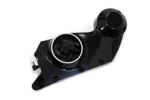 Motorshop #78094B - Gloss Black Cam Gearcase Cover