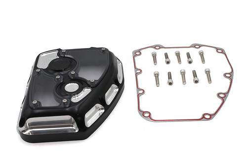 V-Twin - CNC Clarity Cam Cover Black
