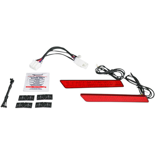 Custom Dynamics #CD-LATCH-HD-R - Saddlebag Latch Lights - '97-'13 - Red