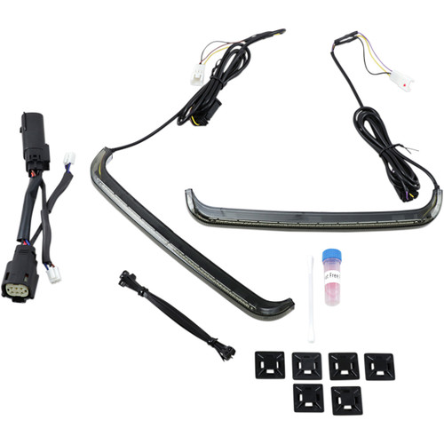 Custom Dynamics #CD-LP-SS6-S - Saddlebag Lights - '10-'13 Smoke Lens