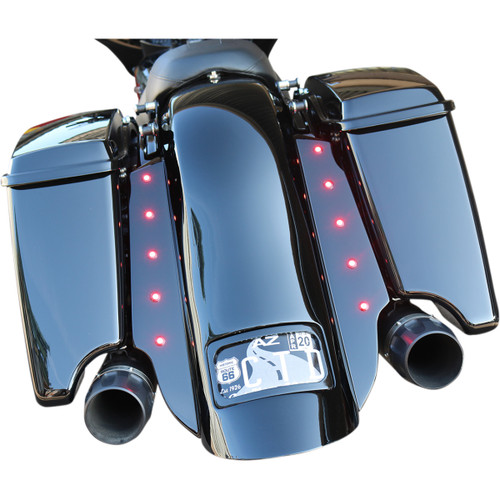 Paul Yaffe Bagger Nation #BOLTS-AMB-B - Lightning Bolts - Amber - Black