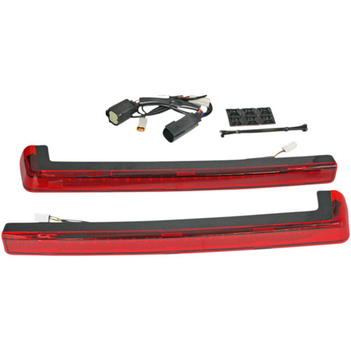 Custom Dynamics #PB-TP-ARM-14R - LED Run/Brake/Turn Tour-Pak® Arms - Red Lens - '14-'25