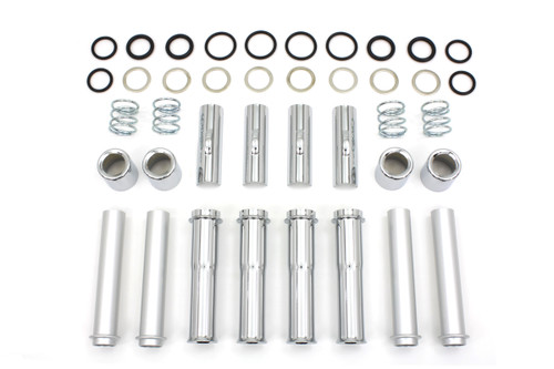 Motorshop - TC-88 Pushrod Cover Kit Chrome