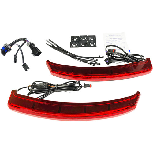 Custom Dynamics #CD-INDBAG-INT-R - Saddlebag Lights - Red