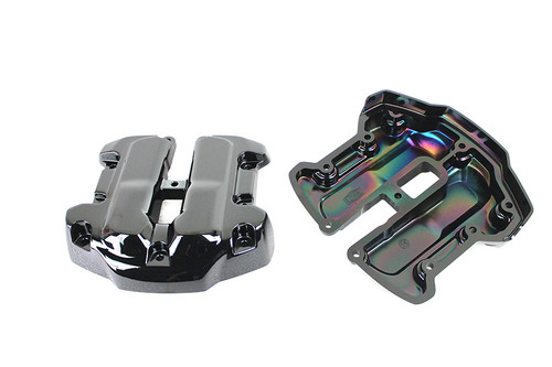 Motorshop #78573T - M8 Titanium Rocker Box Cover Set