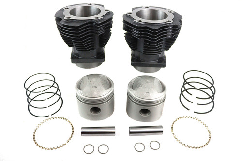 Motorshop - Replica 74 inch Knucklehead Cylinder Kit Black