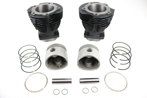 Motorshop - Replica 74 inch Knucklehead Cylinder Kit Black