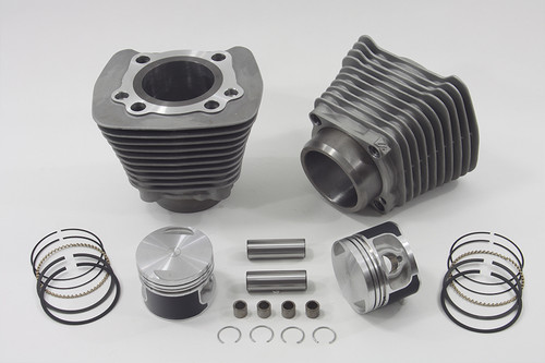 Motorshop - Replica 883cc Cylinder and Piston Kit Silver