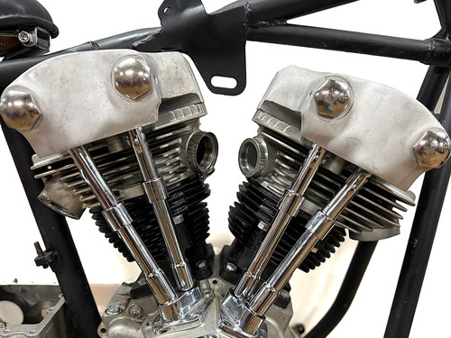 Motorshop - Knucklehead Rocker Box Cover Set Natural Cast