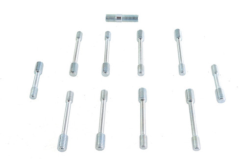 Motorshop #72997 - Rocker Box Cover Zinc Finish Stud Set