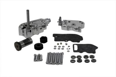 Motorshop - Polished Oil Pump Assembly with Breather