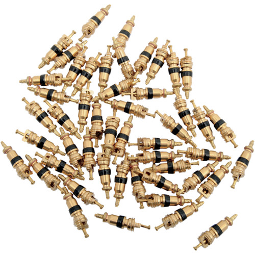 K&L Supply #32-8214 - Valve Core - Straight - Gold - 50 Pack