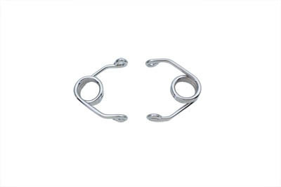 V-Twin - Chrome 4 inch Hair Pin Seat Spring Set