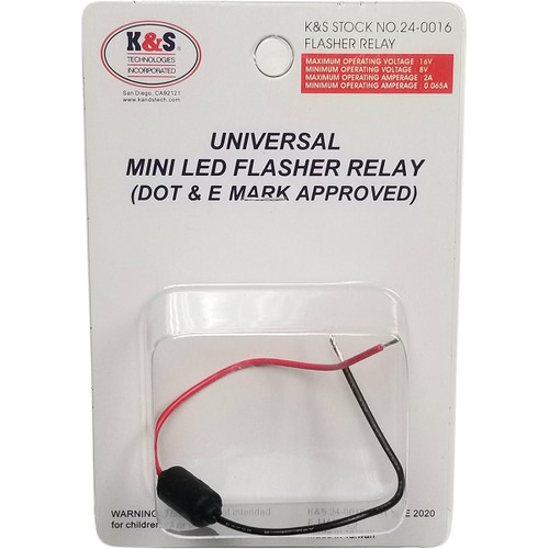 K&S Technologies #24-0016 - Mini Flasher Relay - Universal