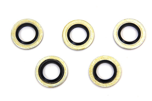V-Twin #75600B - Banjo Bolt Washer with O-Ring 10mm