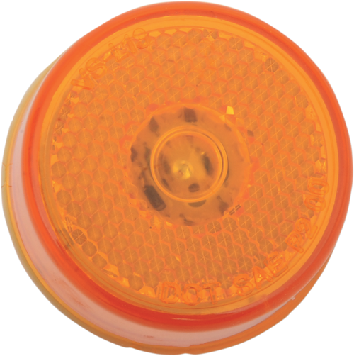 2" Round LED Light - Amber
