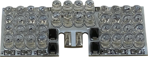 LED Fender Tip Boards - Red Dual-Intensity