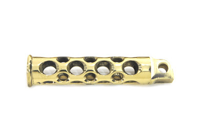 Motorshop - Brass Kick Starter Pedal Swiss Cheese Style