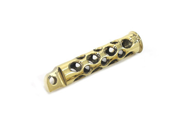 Motorshop - Brass Kick Starter Pedal Swiss Cheese Style