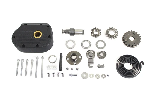Motorshop #19527W - Kick Starter Kit Wrinkle Black