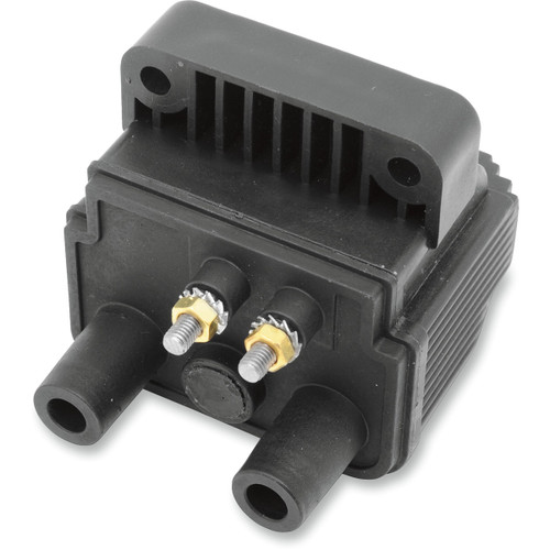 Drag Specialties - Mini Ignition Coil - 4 Ohm - Black