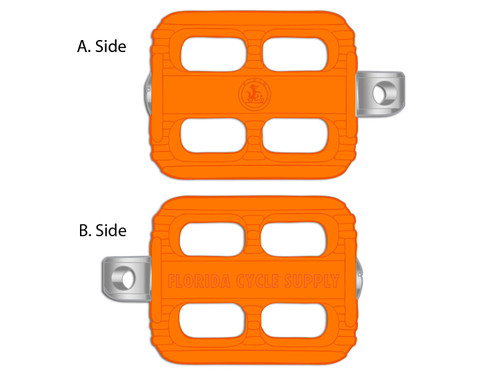 V-Twin - FCS Kick Starter Pedal Assembly Orange