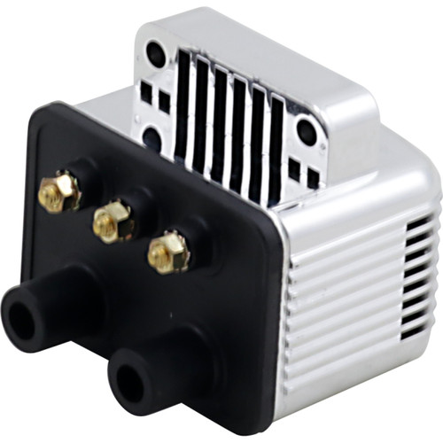 Drag Specialties - Single-Fire Ignition Coil - Chrome - Harley Davidson