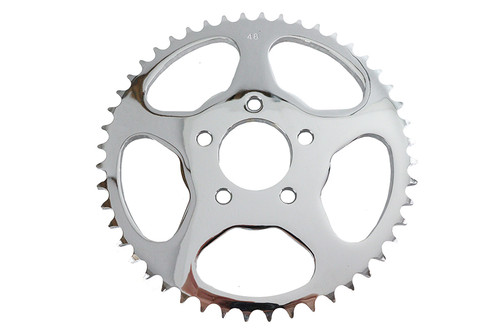 York #16460 - Rear Sprocket Flat Chrome 48 Tooth